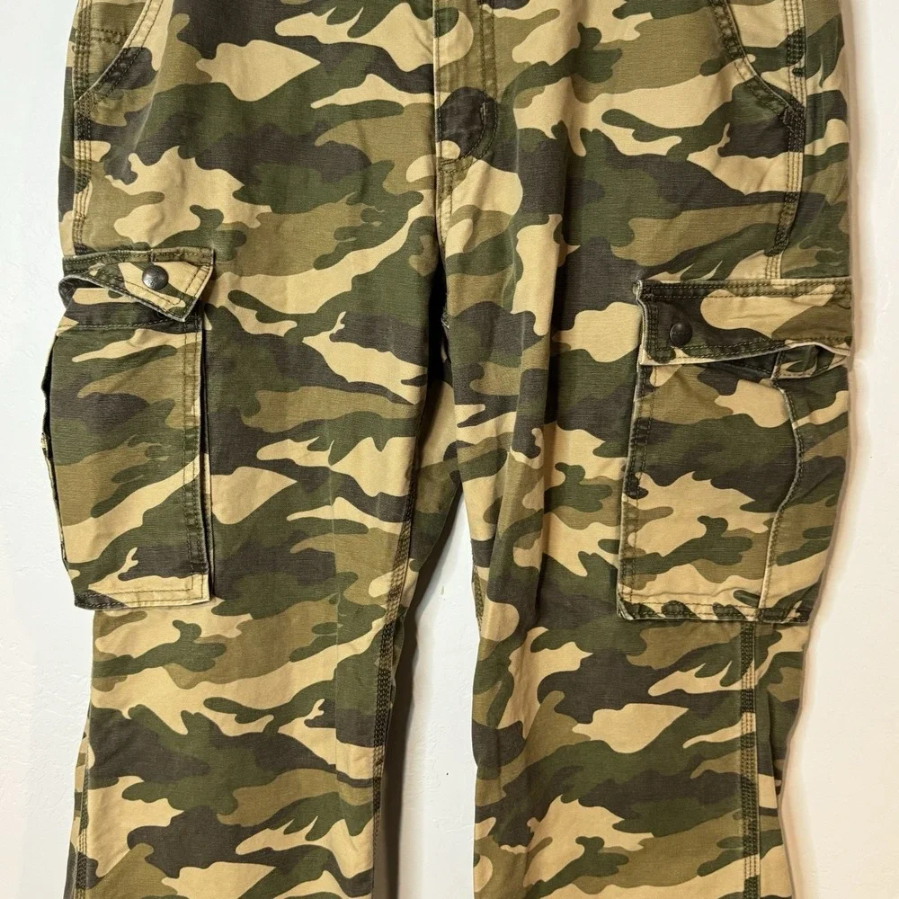 Carhartt Pants Mens 36x30 Camouflage Carpenter Cargo Relaxed Fit Hunting Camo